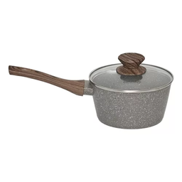 Panela Aluminio Cerâmica Indução Antiaderente 16cm Mimo Style Linha Grafito Cook 1,3 Litros - 9