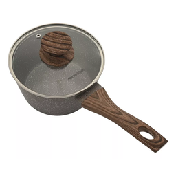 Panela Aluminio Cerâmica Indução Antiaderente 16cm Mimo Style Linha Grafito Cook 1,3 Litros - 5
