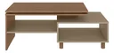 Ver imagem 3 de Mesa Centro Lima Tampos Duplos Balanço MDP15MM:Freijo/Fendi
