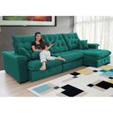 Ver imagem 4 de Sofá Coliseu 3.40m Retrátil e Reclinável Super Pillow - Verde