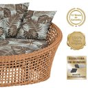 Ver imagem 3 de Chaise Hungria Pintura Preta Corda Náutica E6 Trama Original Terra Cota