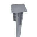 Ver imagem 6 de Pé para Mesa L Escritório Tubo com Cantoneira de Fixação Cin