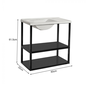 GABINETE ARMARIO PARA BANHEIRO 100% AÇO FERRO - 4