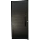 Ver imagem 1 de Porta de Aluminio Pivotante Lambril com Puxador Linha Premium:2,10 X 0,90/esquerda/preto