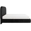 Ver mais imagens de Cama Queen Flutuante com Cabeceira 160cm Aura W01 Couríssimo Preto - Lyam Decor