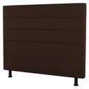 Ver imagem 1 de Cabeceira Cama Box Casal King Size Malik 195cm Sintético Marrom - Desk Design