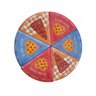Prato De Pizza Em Melamina Com 6 Peças - 1