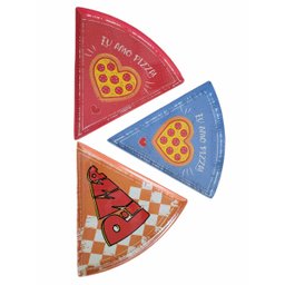 Prato De Pizza Em Melamina Com 6 Peças - 4