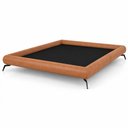 Ver imagem 3 de Cama Japonesa com Cabeceira Almeriaharu Casal Courino Caramelo - Sallar Home