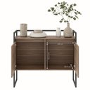Ver imagem 3 de Conjunto Buffet Compacto e Aparador Industrial Affara