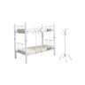 Beliche Solteiro Branca de Ferro Tubular com Escada Marcheli - 1