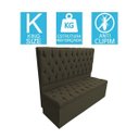 Ver mais imagens de Kit Baú Recamier + Cabeceira Box Shop King Suede Marrom