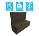 Ver mais imagens de Kit Baú Recamier + Cabeceira Box Shop King Suede Marrom