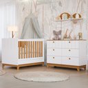 Ver imagem 1 de Quarto de Bebê Completo Berço Americano Cômoda 100% Mdf