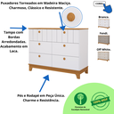 Ver imagem 6 de Quarto de Bebê Completo Berço Americano Cômoda 100% Mdf