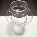 Ver imagem 5 de Vaso Decorativo Enfeite Casa Home&Co Vidro 30x20x20cm Transparente