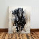 Ver imagem 5 de Kit 3 Quadro Decorativo Cavalo Branco Animal Placa Equino 28x20cm