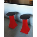Ver mais imagens de Kit 2 Banqueta Bistro Balcao Cozinha Americana Torre Eiffel Diversas Cores BGPLASTICOS BGBTE VINHO B