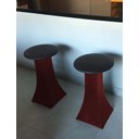 Ver imagem 7 de Kit 2 Banqueta Bistro Balcao Cozinha Americana Torre Eiffel Diversas Cores BGPLASTICOS BGBTE VINHO B