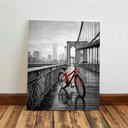 Ver imagem 7 de Kit 3 Quadro Decorativo Paris Londres Nova York Cidade Casal 40x28cm