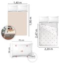 Ver imagem 4 de Jogo de Cama Casal 300 Fios Nova América - Romana (7771)