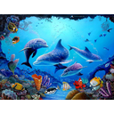 Ver imagem 1 de Adesivo Decorativo Fundo do Mar Laminado