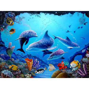 Adesivo Decorativo Fundo do Mar Laminado