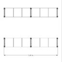 Ver imagem 3 de Mini Porta Pallet Inicial Continuação 250 Kg Nivel Conjunto Paletes Palete Módulo 200x180x60