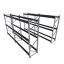 Ver imagem 1 de Mini Porta Pallet Inicial Continuação 250 Kg Nivel Conjunto Paletes Palete Módulo 200x180x60