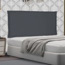 Ver imagem 2 de Cabeceira Painel Estofada Cama Box Casal Veneza 140cm Suede Cinza - Desk Design