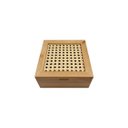 Ver imagem 1 de Caixa Decorativa Palha Indiana e Bambu 4 Nichos - Oikos