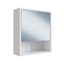 Ver imagem 1 de Armário Banheiro 41,5cm com Porta e Espelho Branco Slim B850