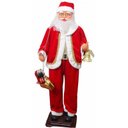 Ver imagem 3 de Papai Noel Gigante Dancante Musical 1 Metro e 80 cm Com Sensor Natal Enfeite (2107)