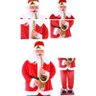 Papai Noel Gigante Danca Saxofone Musical 1 Metro e 30 cm Sensor Loja - 3