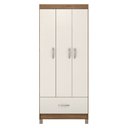 Ver imagem 3 de Guarda Roupa 3 Portas Jones Amendola Off-White