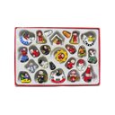 Ver imagem 2 de Mini Enfeites Bonecos Natal Madeira Natalino Enfeite 24 pcs (902)
