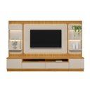 Ver imagem 1 de Rack para Sala com Painel para Tv 70 Pol Led 297cm Spencer L05 Tauari Off White Fosco - Lyam Decor