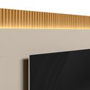 Ver imagem 4 de Rack para Sala com Painel para Tv 70 Pol Led 297cm Spencer L05 Tauari Off White Fosco - Lyam Decor