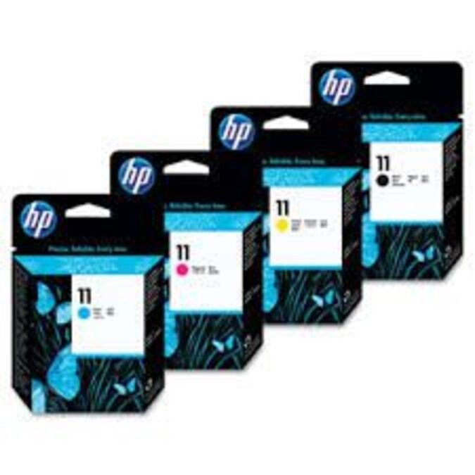 Cabeça de Impressão Hp 11 Kit 4 Cores