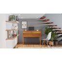 Ver imagem 2 de Mesa de Estudo Felícia 2 Gavetas Sendo 1 com Chave:cinamomo