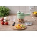 Ver imagem 2 de Mini Triturador Cortador Processador de Alimentos 4x1 Elétrico USB Fratelli Verde