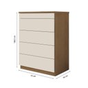Ver imagem 3 de Cômoda 5 Gavetas Versatile Móveis Fazzio