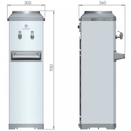 Bebedouro de Garrafão Aço Inox K10 Karina - 127V - 2