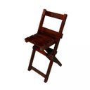 Ver imagem 3 de Bistrô Dobrável Madeira 60x60 com 2 Cadeiras para Festas, Eventos e Churrascos Tabaco Montana