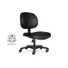 Cadeira Executiva Lisa Giratória Sem Braços Cor Preta - 3