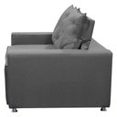 Ver imagem 4 de Sofá Retrátil e Reclinável 2 Lugares Bariloche 1.50cm C/ Molas - Linho