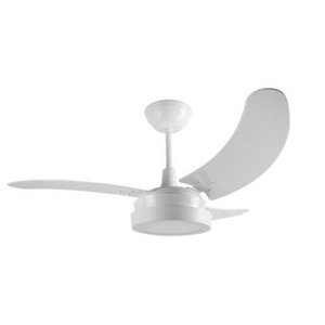 Ventilador Tron Buzios Led Branco 127v