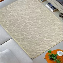 Tapete para Sala 1,50m x 2,00m Sisal Antiderrapante Sem Pelo Lâncer - 569 CLEAN - 3 Tapete para Sala 1,50m x 2,00m Sisal Antiderrapante Sem Pelo Lâncer - 569 CLEAN - 3