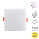 Ver imagem 1 de Painel 25w Led Borda Infinita Quadrado 2 em 1 Branco Quente 3000k Bivolt