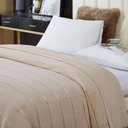 Ver imagem 2 de Manta Cobertor Queen Roma Flannel Ultrasoft - Bege - 100% Poliéster